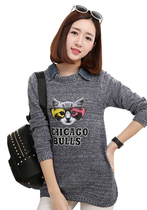 cat sweater womens