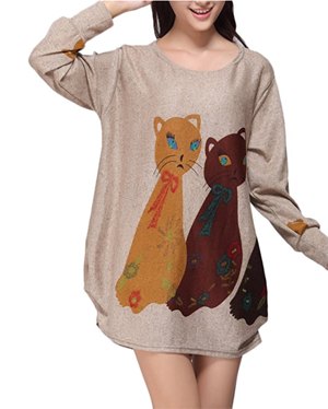 cat sweater womens