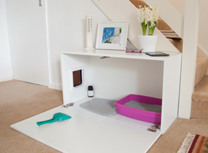 diy litter box cabinet cat