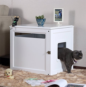 cat hidden litter box cabinet furniture