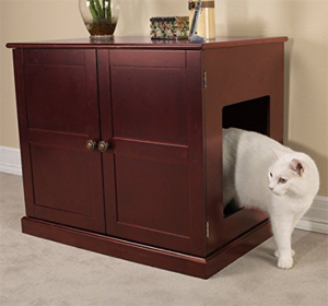 cat hidden litter box cabinet furniture
