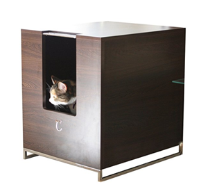 cat hidden litter box cabinet furniture