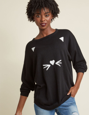 cat sweater womens