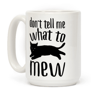 black cat mug