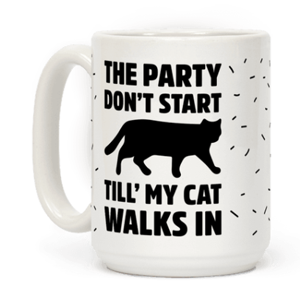 black cat mug
