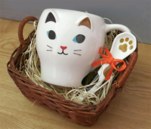 calico cat mugs