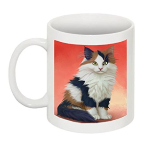 calico cat mugs