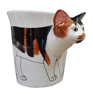 calico cat mugs