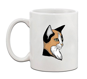 calico cat mugs