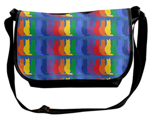 cat messenger bag