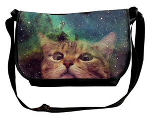 cat messenger bag