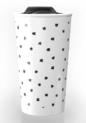cat travel mug cup