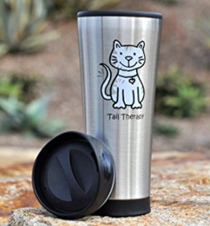 cat travel mug cup