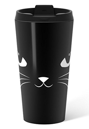 cat travel mug cup