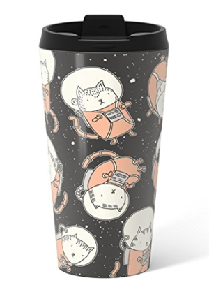 cat travel mug cup