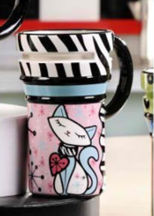 cat travel mug cup
