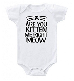 cat baby onesie