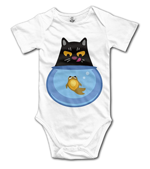 cat baby onesie