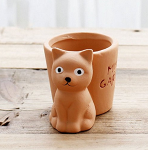 cat planters plant pots