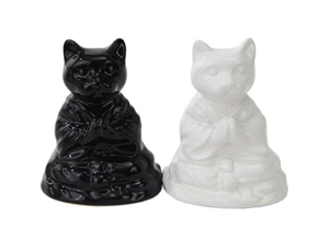 cat salt pepper shakers