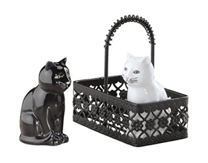 cat salt pepper shakers