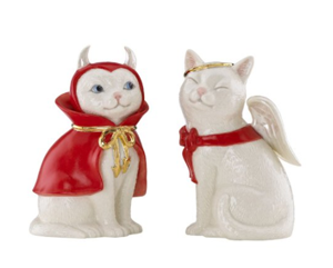 cat salt pepper shakers