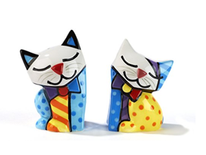 cat salt pepper shakers