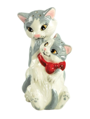 cat salt pepper shakers