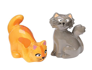 cat salt pepper shakers