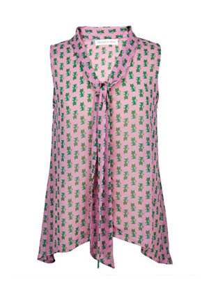 cat blouse button down shirt