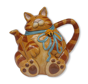 cat teapots