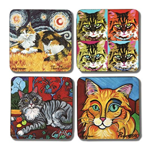 cat coasters