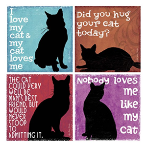 cat coasters