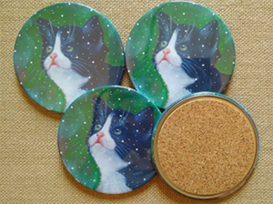 cat coasters
