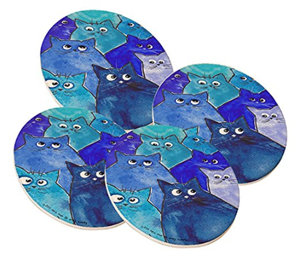 cat coasters