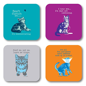 cat coasters