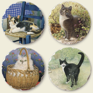 cat coasters