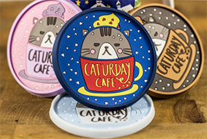 cat coasters