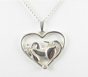diamond cat pendant necklace