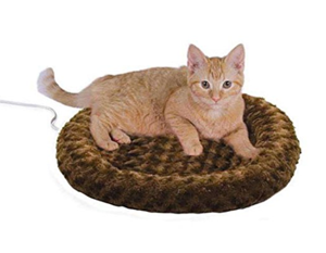 heated cat bed
