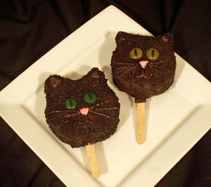 halloween cat cake pop recipe