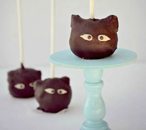 halloween cat cake pop recipe