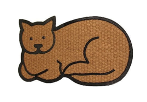 Coir Cat Doormats Meow As Fluff