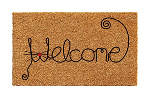 coir cat doormat
