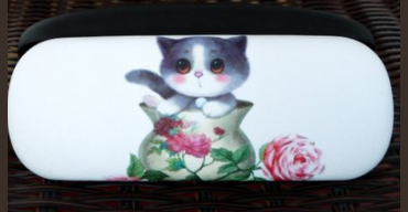 cat eyeglass sunglass cases