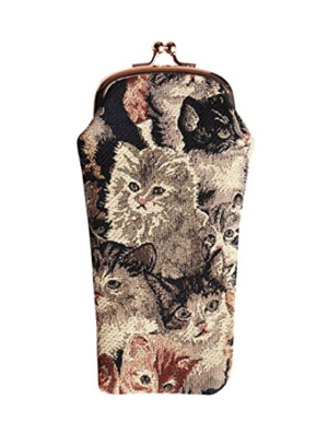 cat eyeglass sunglass cases