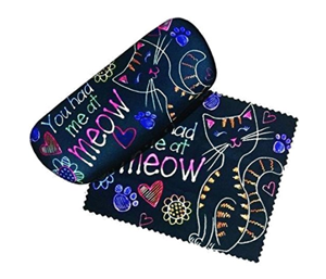cat eyeglass sunglass cases