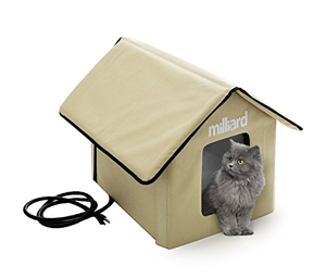 heated cat house feral outdoors