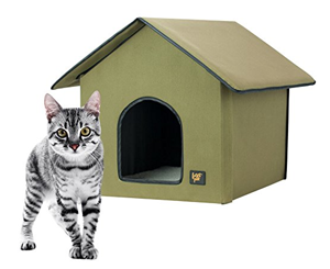 heated cat house feral outdoors