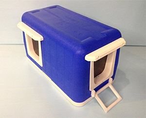 heated cat house feral outdoors